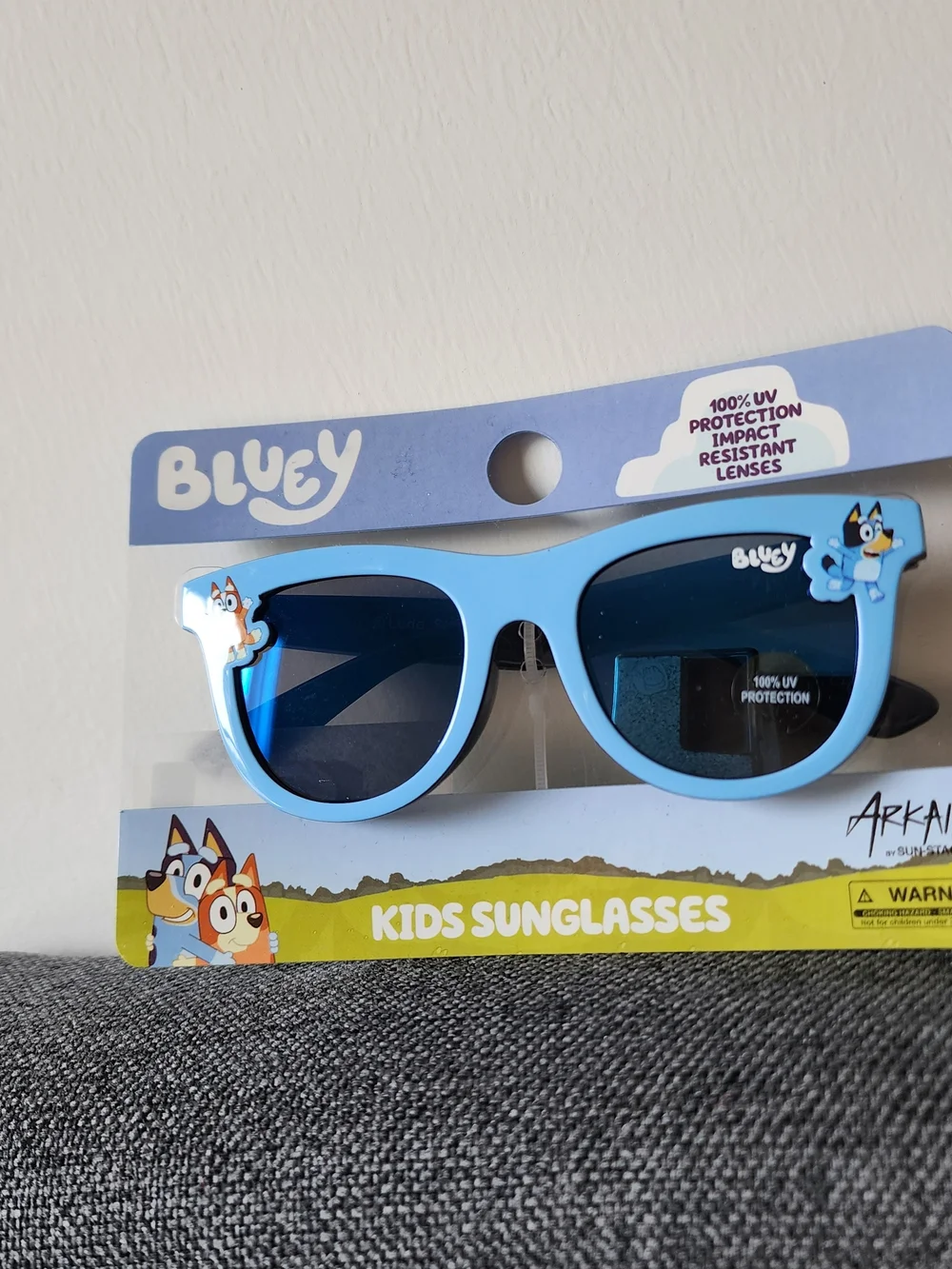 Lucy Light Blue Kids Sunglasses with Blue Lenses